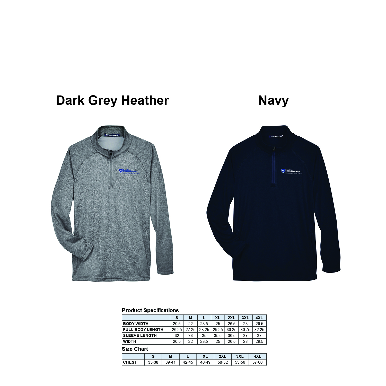 Devon & Jones Men's Stretch Tech-Shell® Compass Quarter-Zip