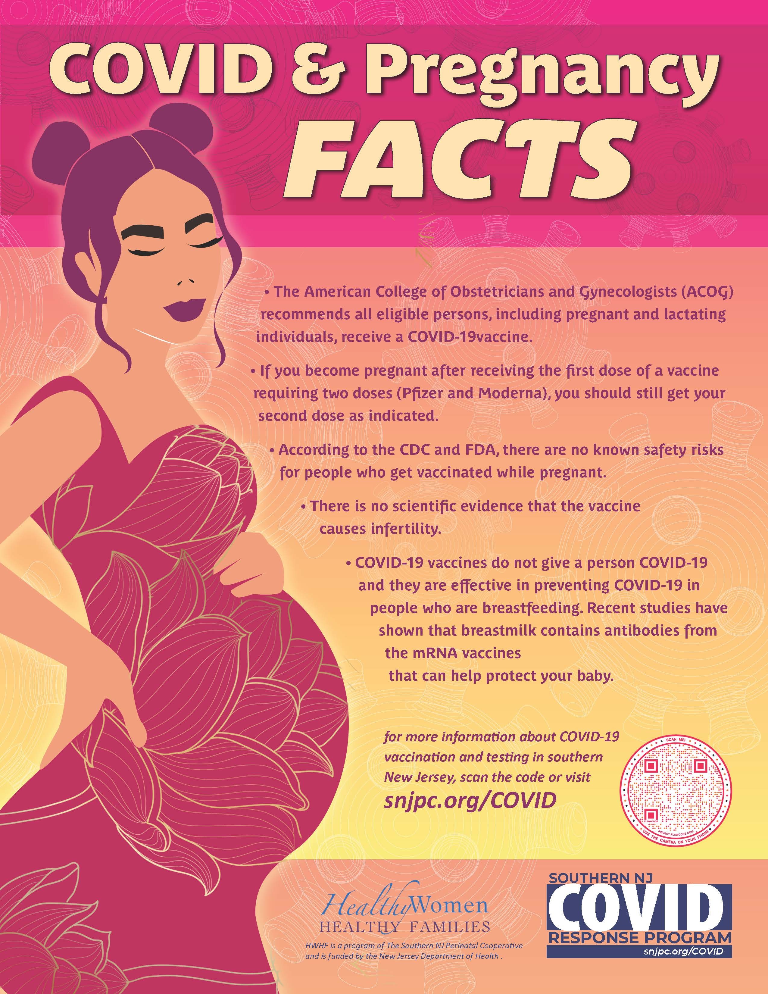 COVID & Pregnancy Facts flyer
