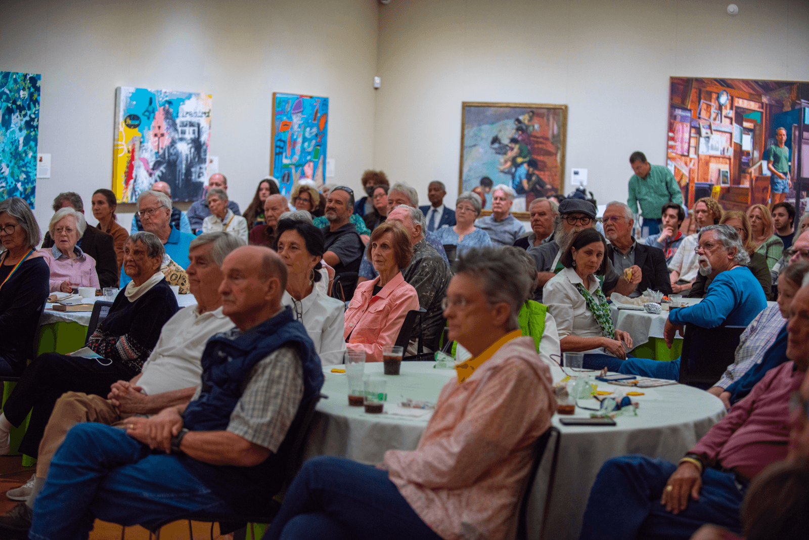 audience listening to lecture