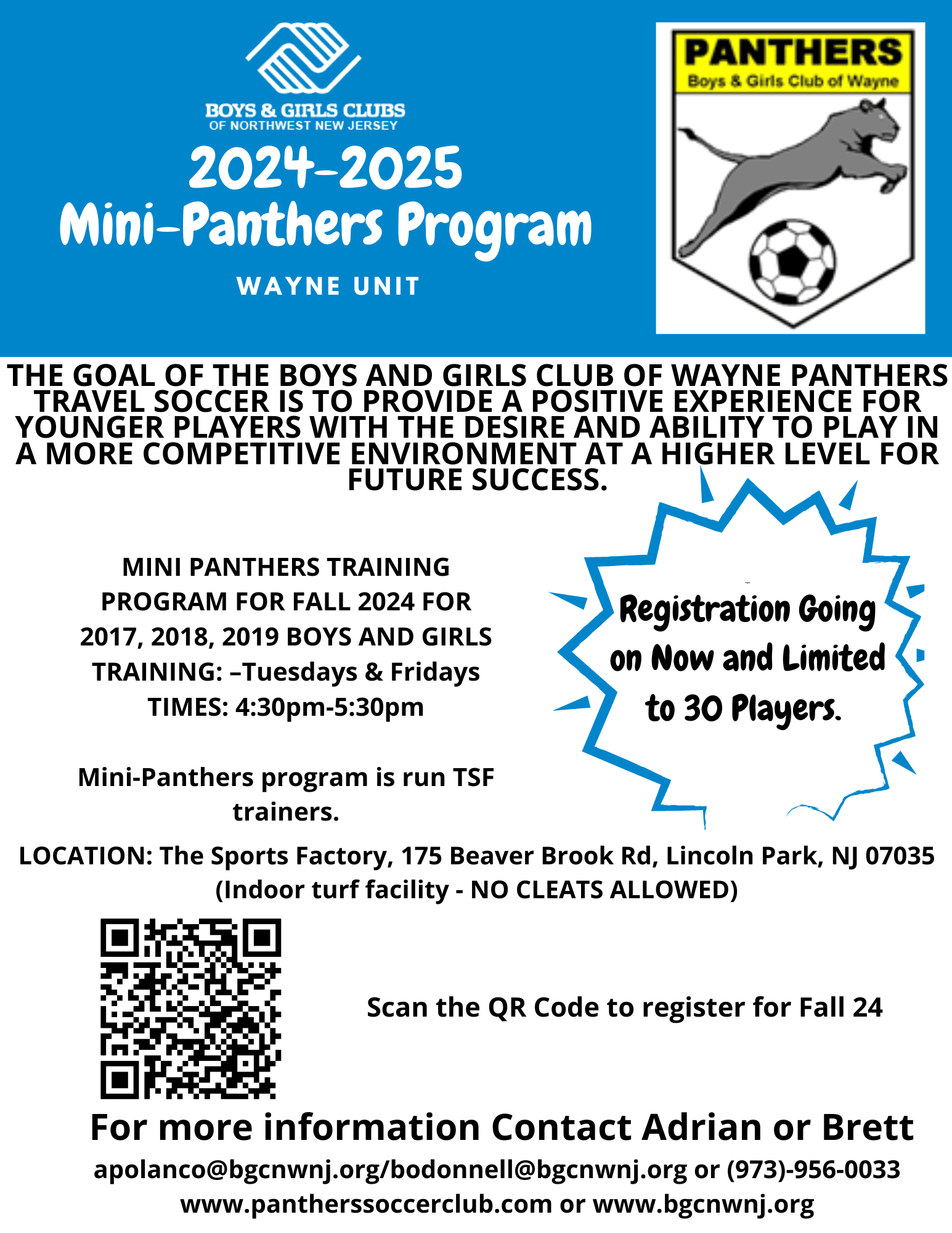 24-25 Mini-Panthers Program
