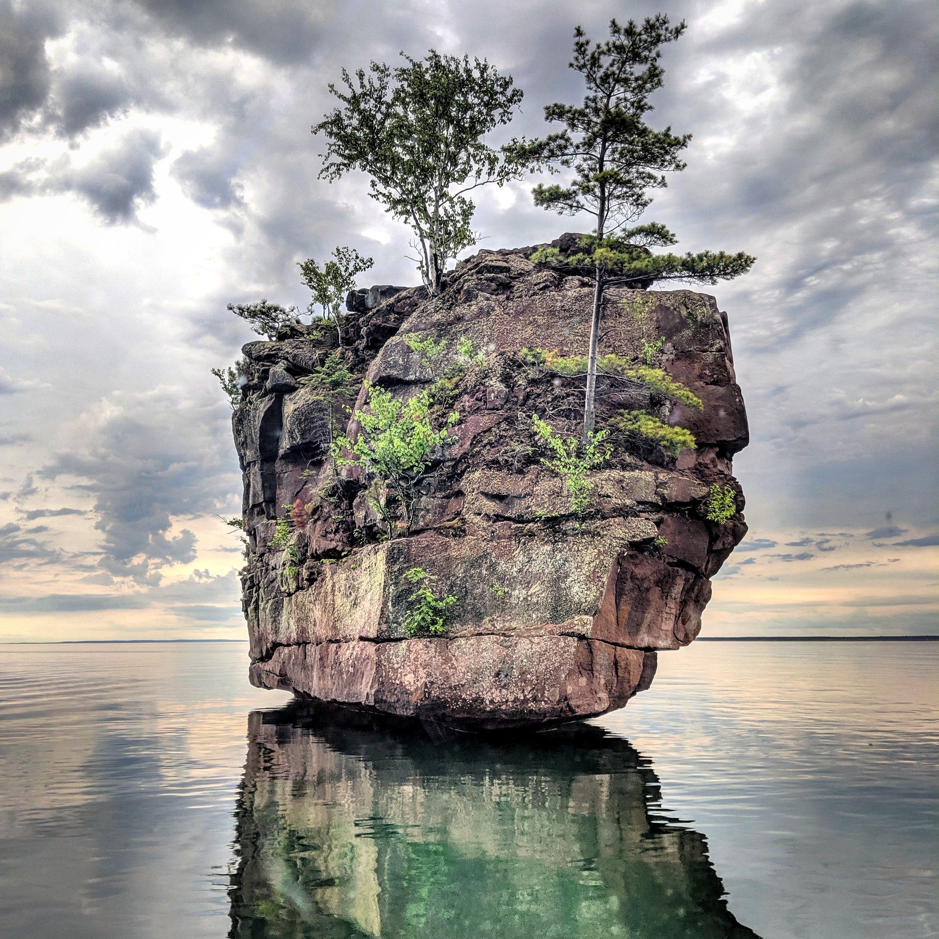 1st Place "Standing Rock Apostle Islands National Lakeshore" by Benjamin Perry