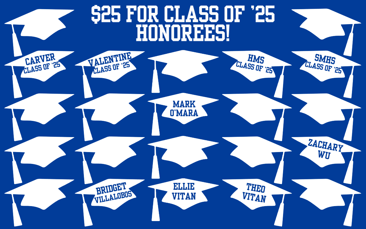 $25 FOR CLASS OF '25