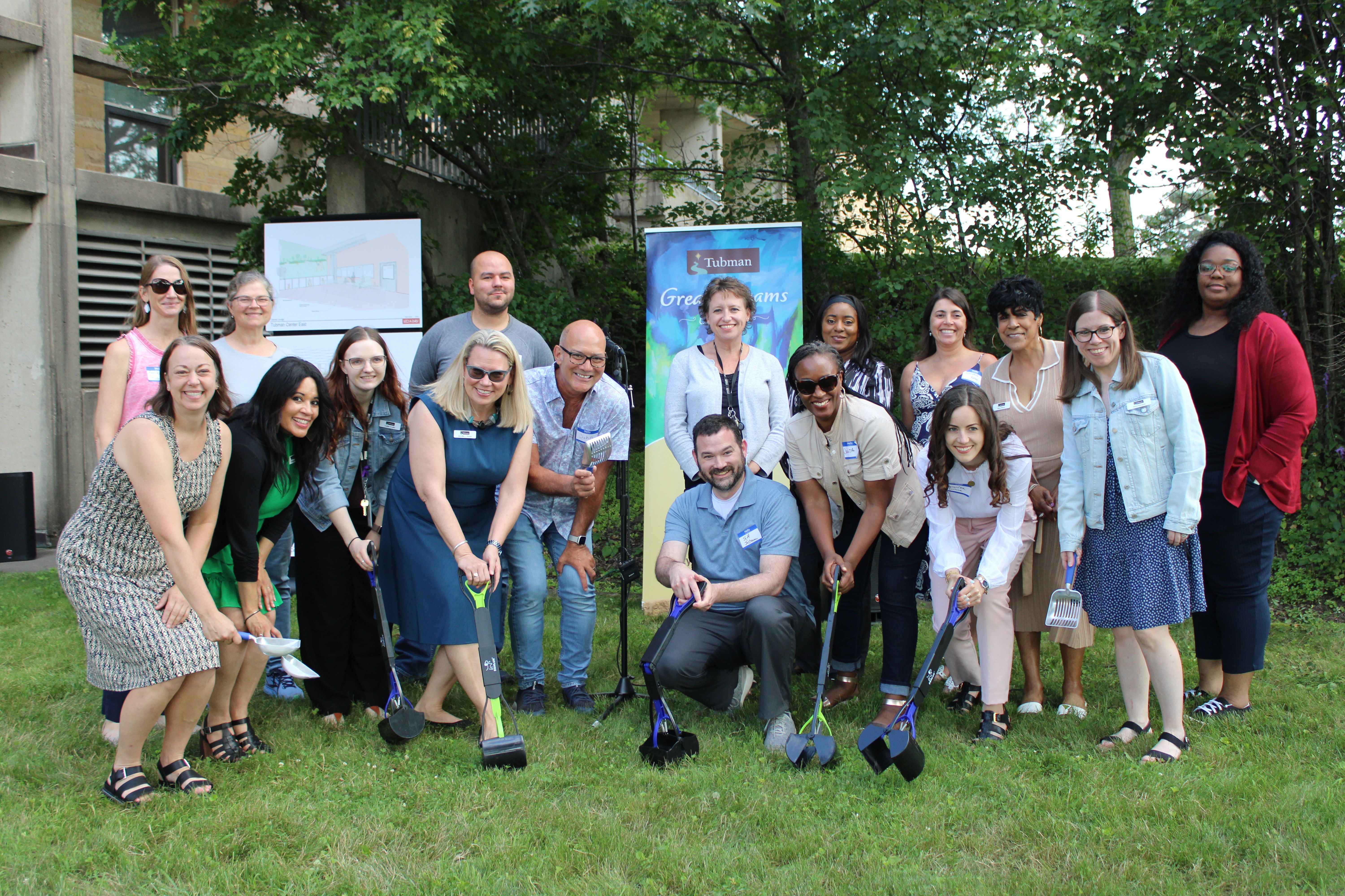 Ceremonial Ground Breaking for Harriet's Haven for Pets