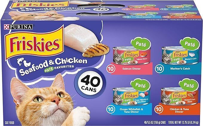 Purina Friskies Wet Cat Food Pate Variety Pack