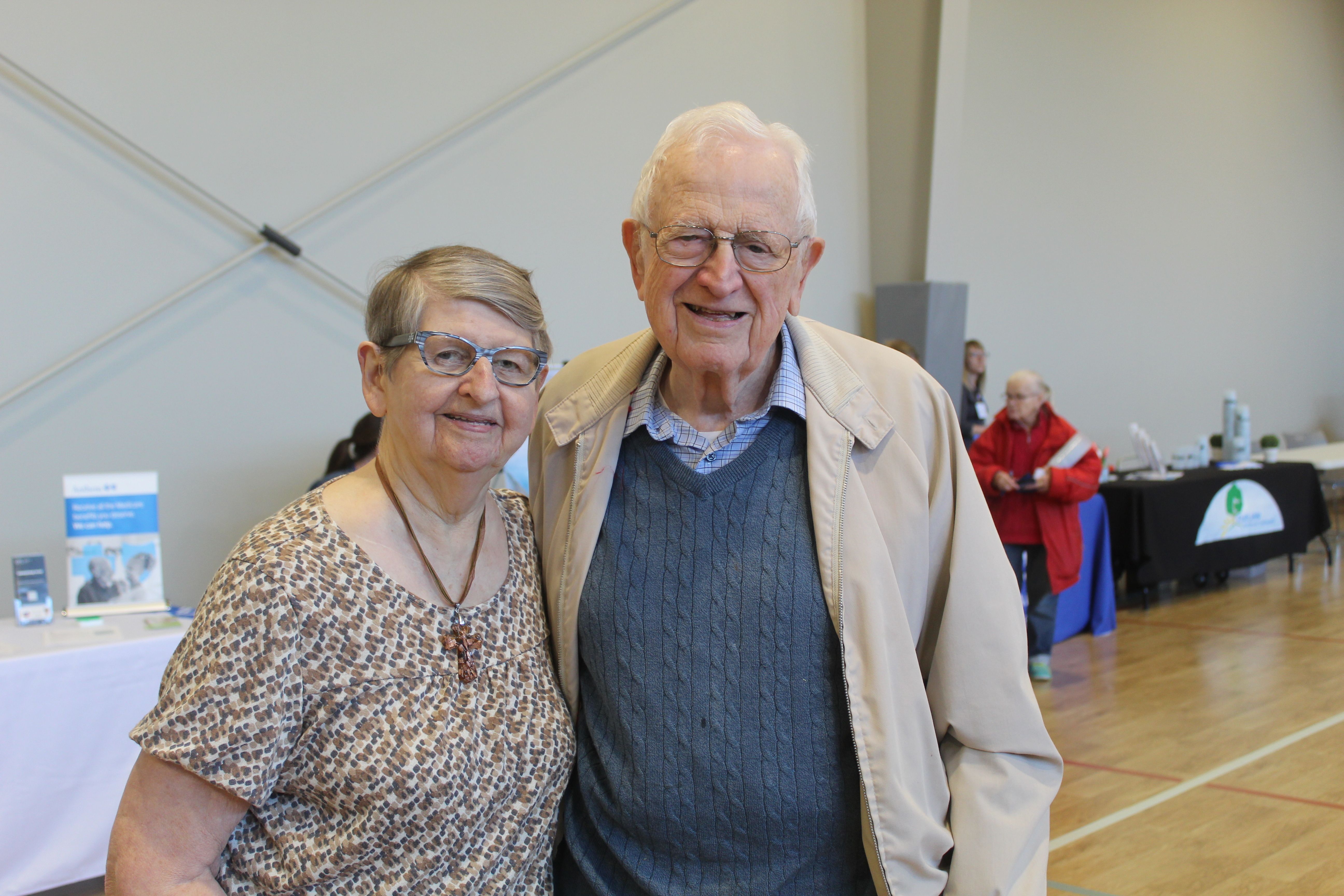 2024 Senior of the Year Rita Schweinhagen and husband Rupert