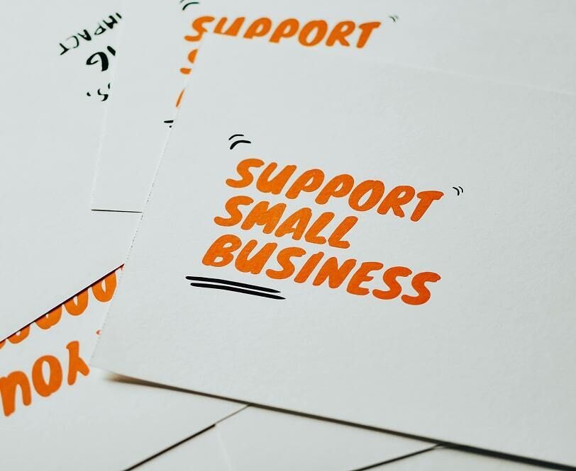 Support Small Business Typeset