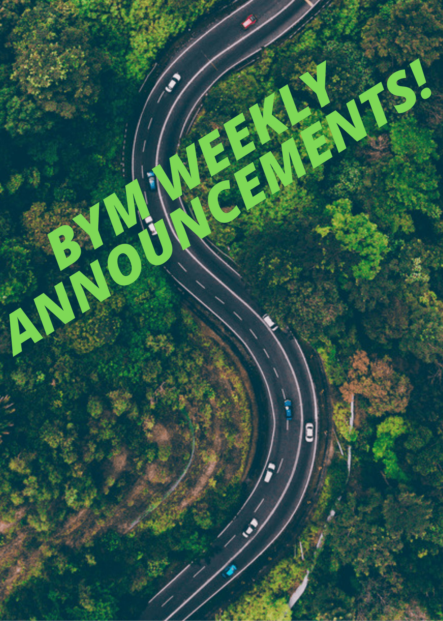 Weekly Announcements!