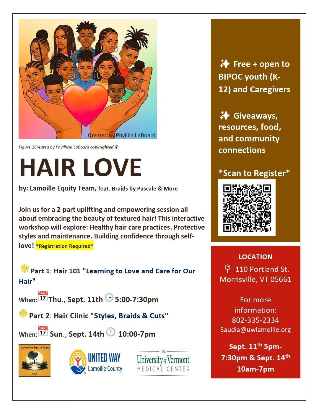 Hair Love, Hosted by Lamoille Equity Team