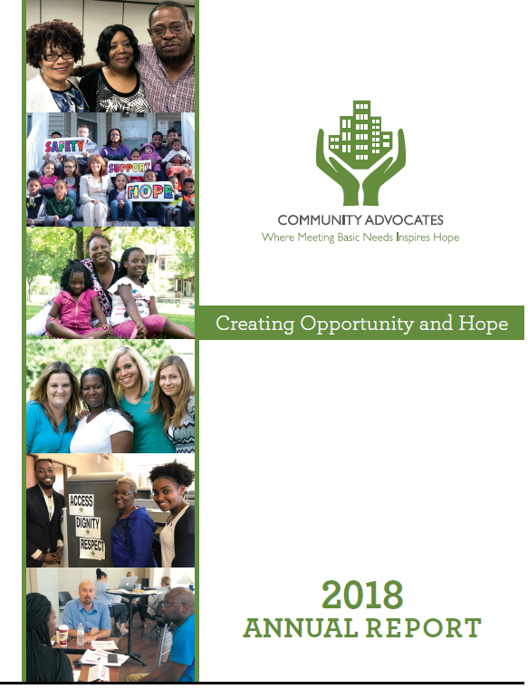 Community Advocates' 2018 Annual Report Is Here!