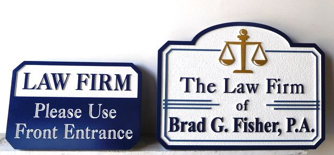 A10332 - Entry and Directional Law Firm  Signs