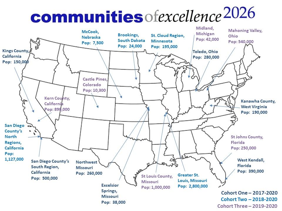 Six communities join Cohort Three of the National Learning  Collaborative