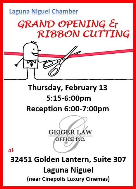 Geiger Law Office, PC - Grand Opening & Ribbon Cutting