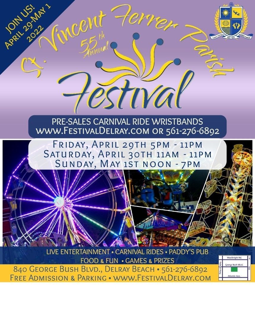 St. Vincent Ferrer Parish Festival Events News Diocese of Palm Beach