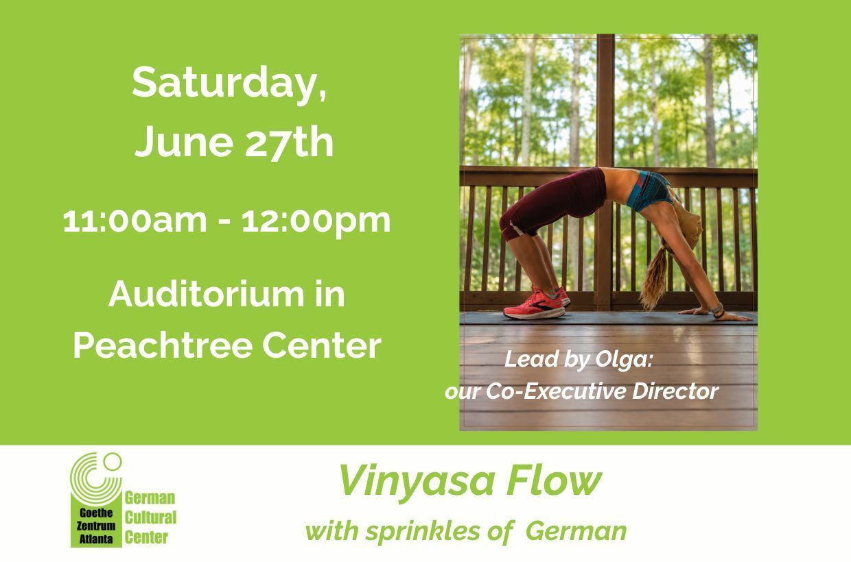 Vinyasa Yoga with Sprinkes of German
