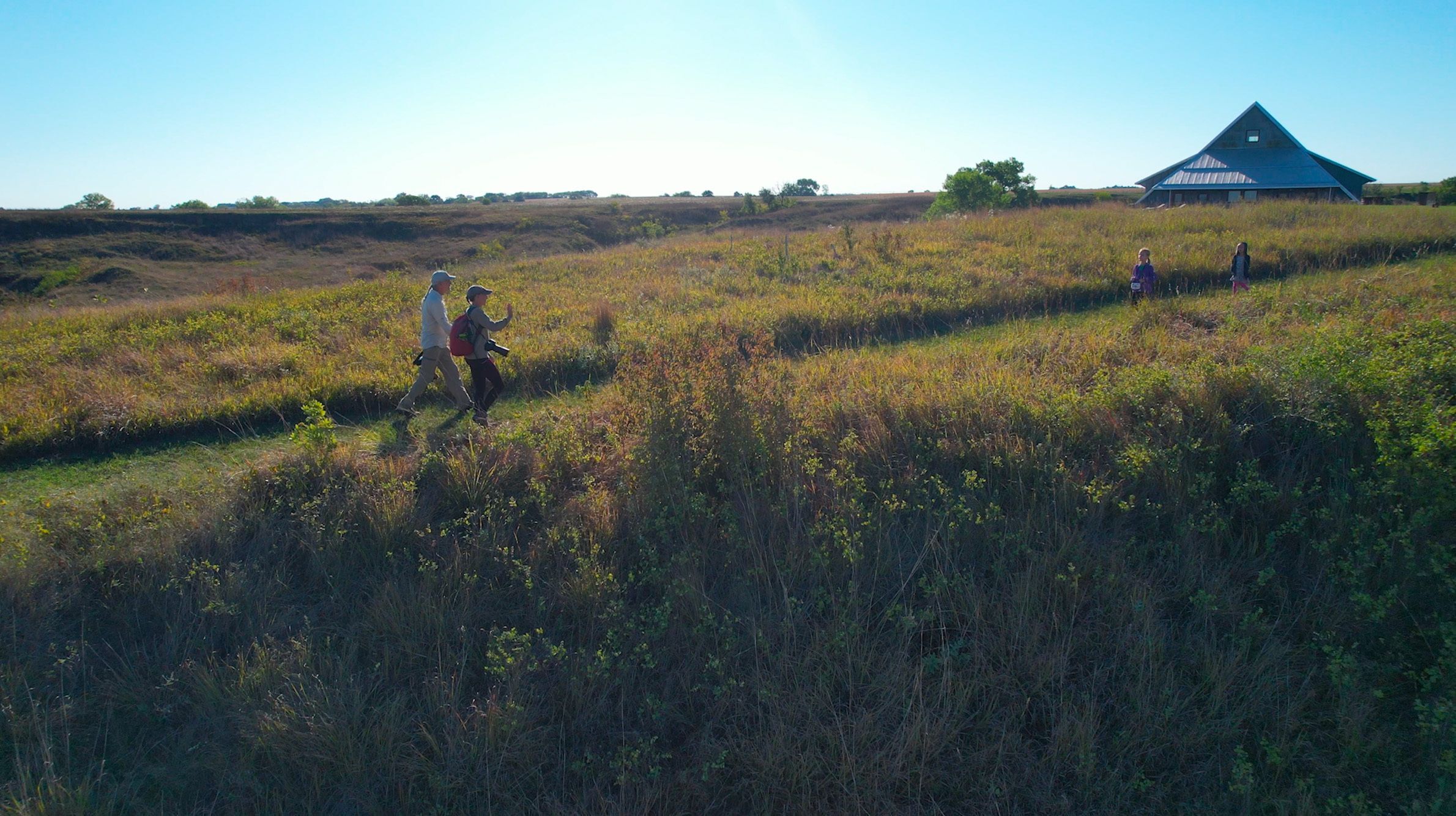 Autumn is awesome for hiking on the prairie