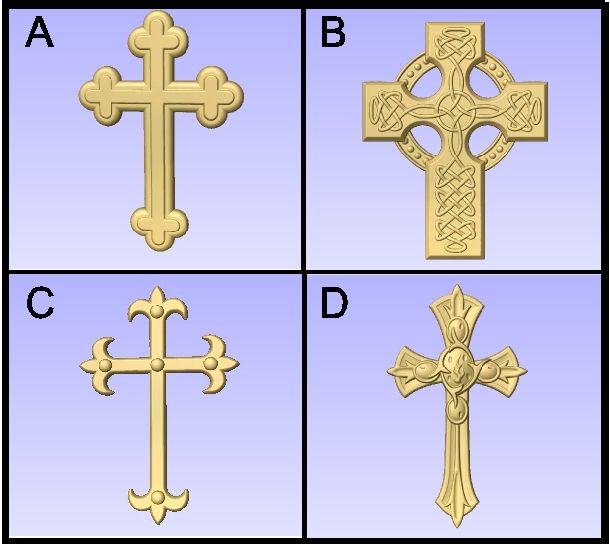 D13402 - Examples of Carved Crosses