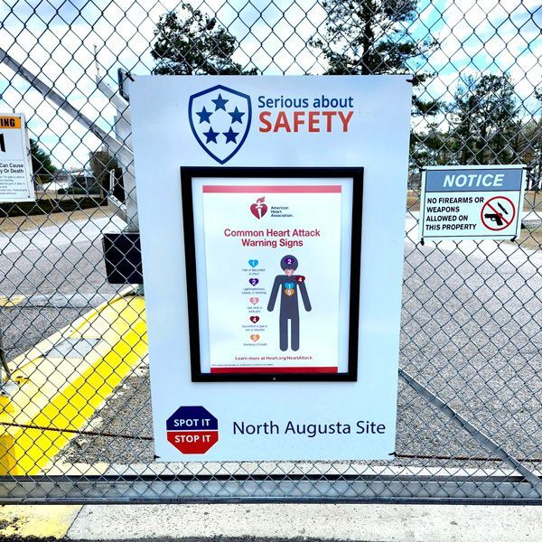 Allnex Serious about Safety Sign