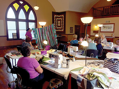 A Center for Camaraderie, Community (and Quilting)