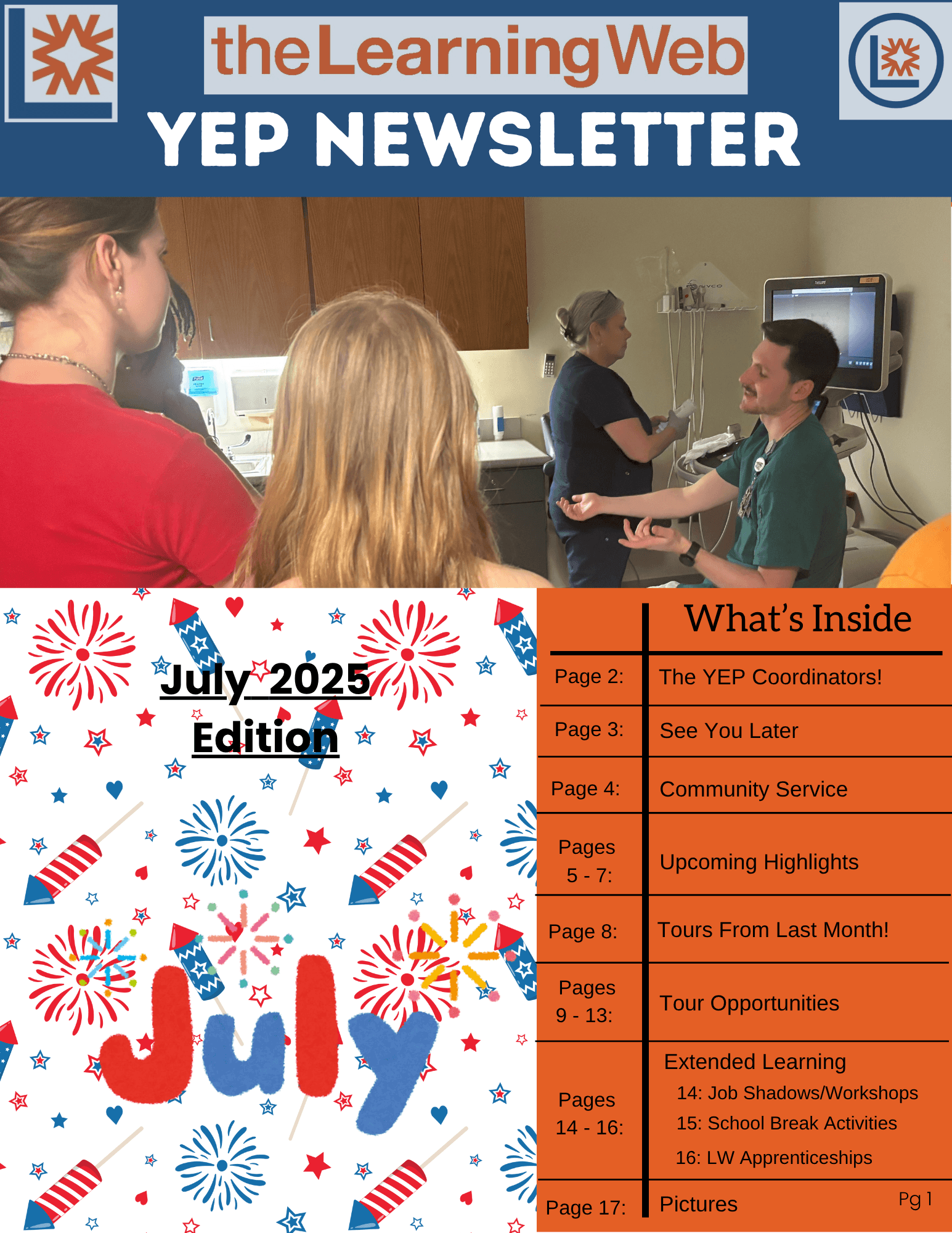 July YEP Newsletter