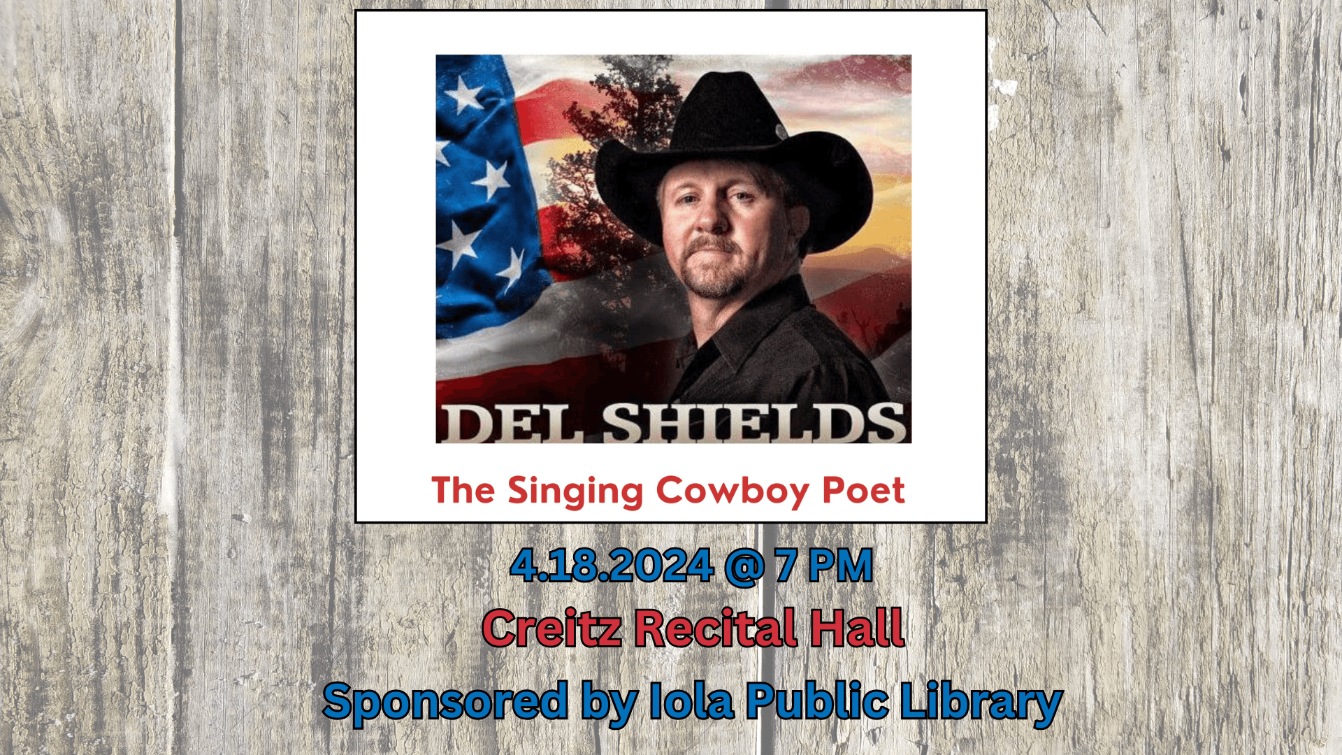 Del Shields, The Singing Cowboy Poet