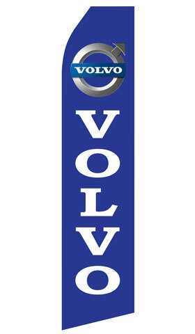 Volvo Logo Econo Stock Flag