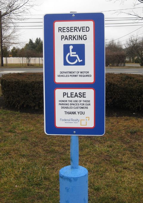 Federal Realty Parking Sign