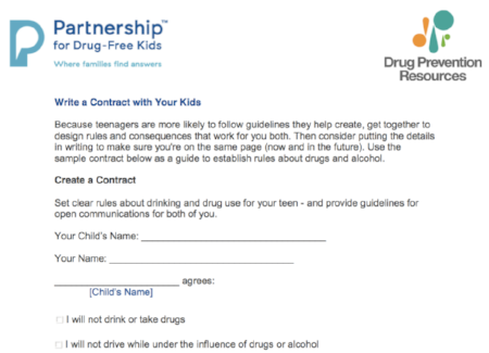 Red Ribbon Week Tools for Parents