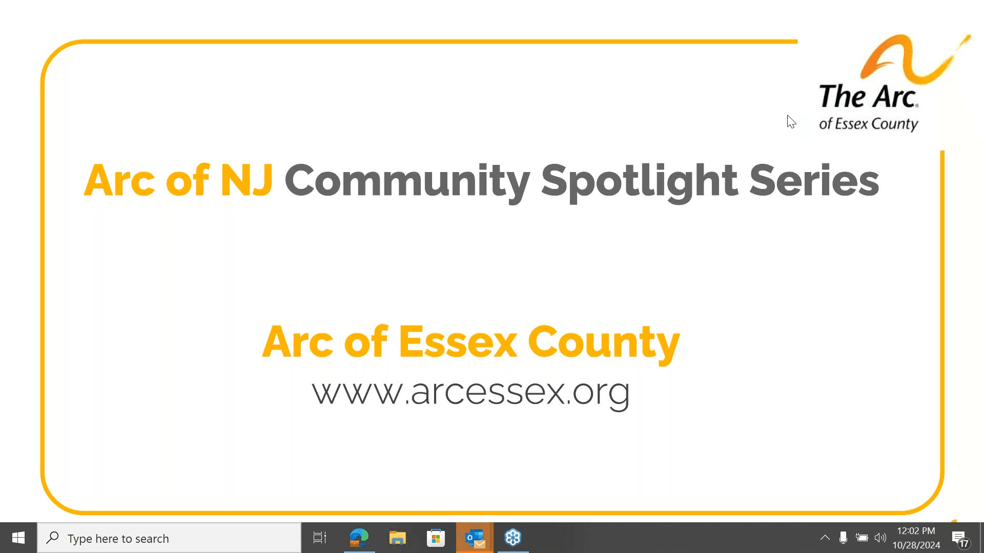 Interview with The Arc of Essex County