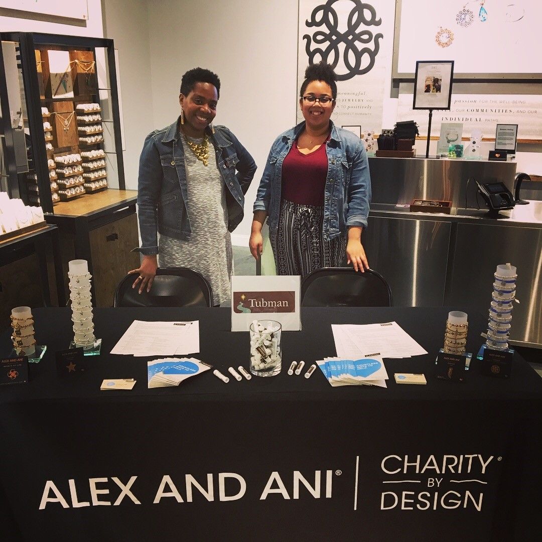Tabling at Alex and Ani at the Mall of America