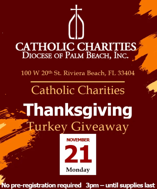 Thanksgiving Turkey Giveaway, November 21