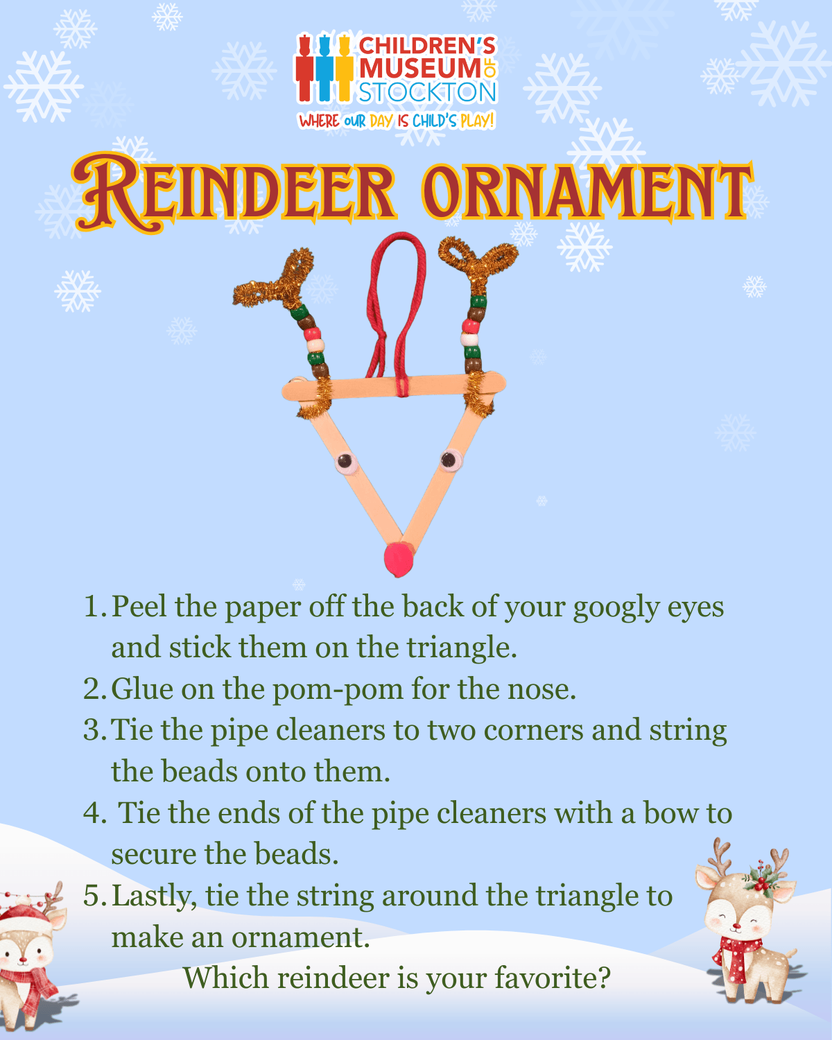 Reindeer Craft