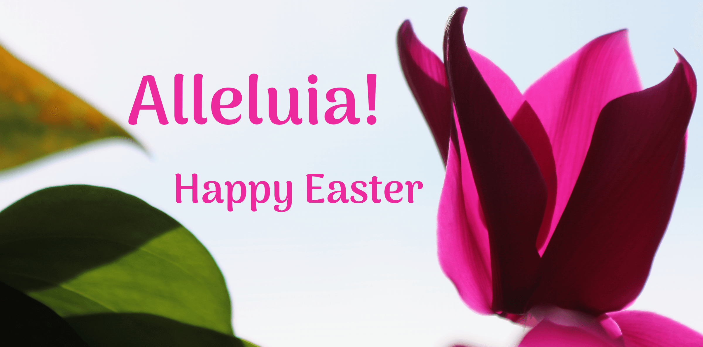 Allelulia Happy Easter banner