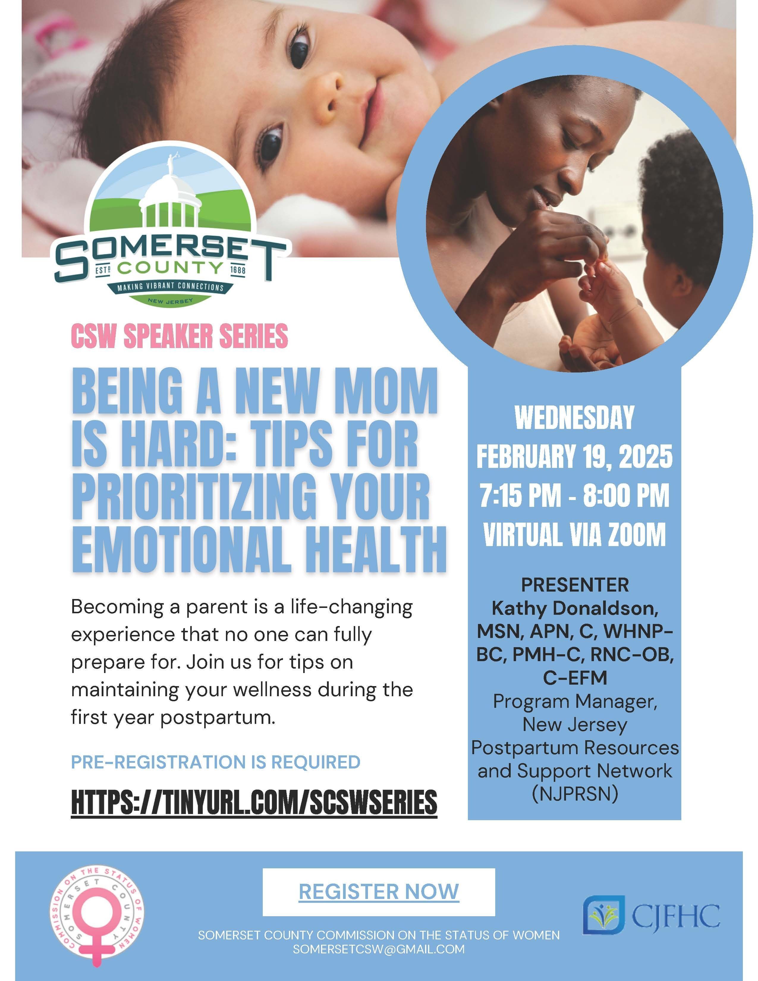 CSW Speaker Series: Tips for Prioritizing Your Emotional Health