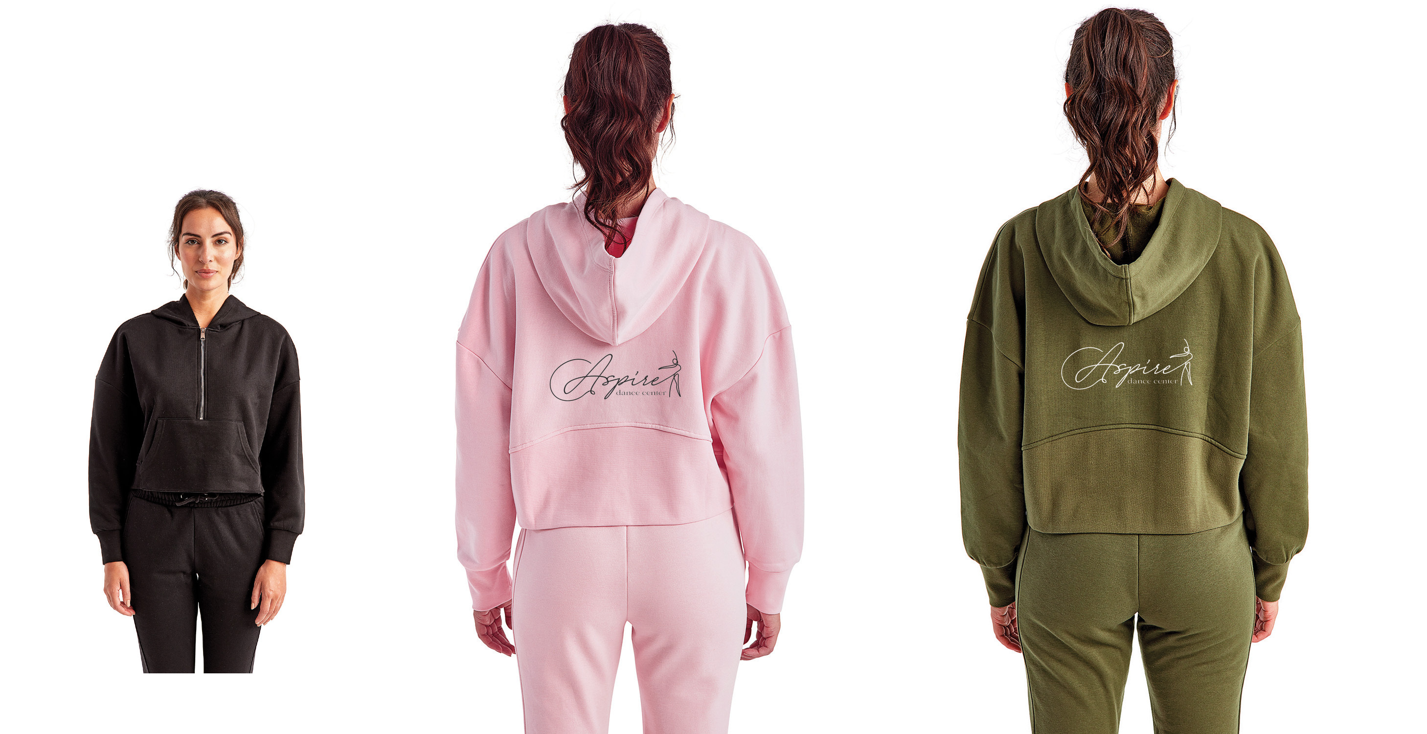 TriDri Ladies' Alice Half-Zip Hooded Sweatshirt