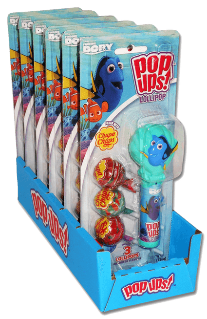 display package with packaged pop ups