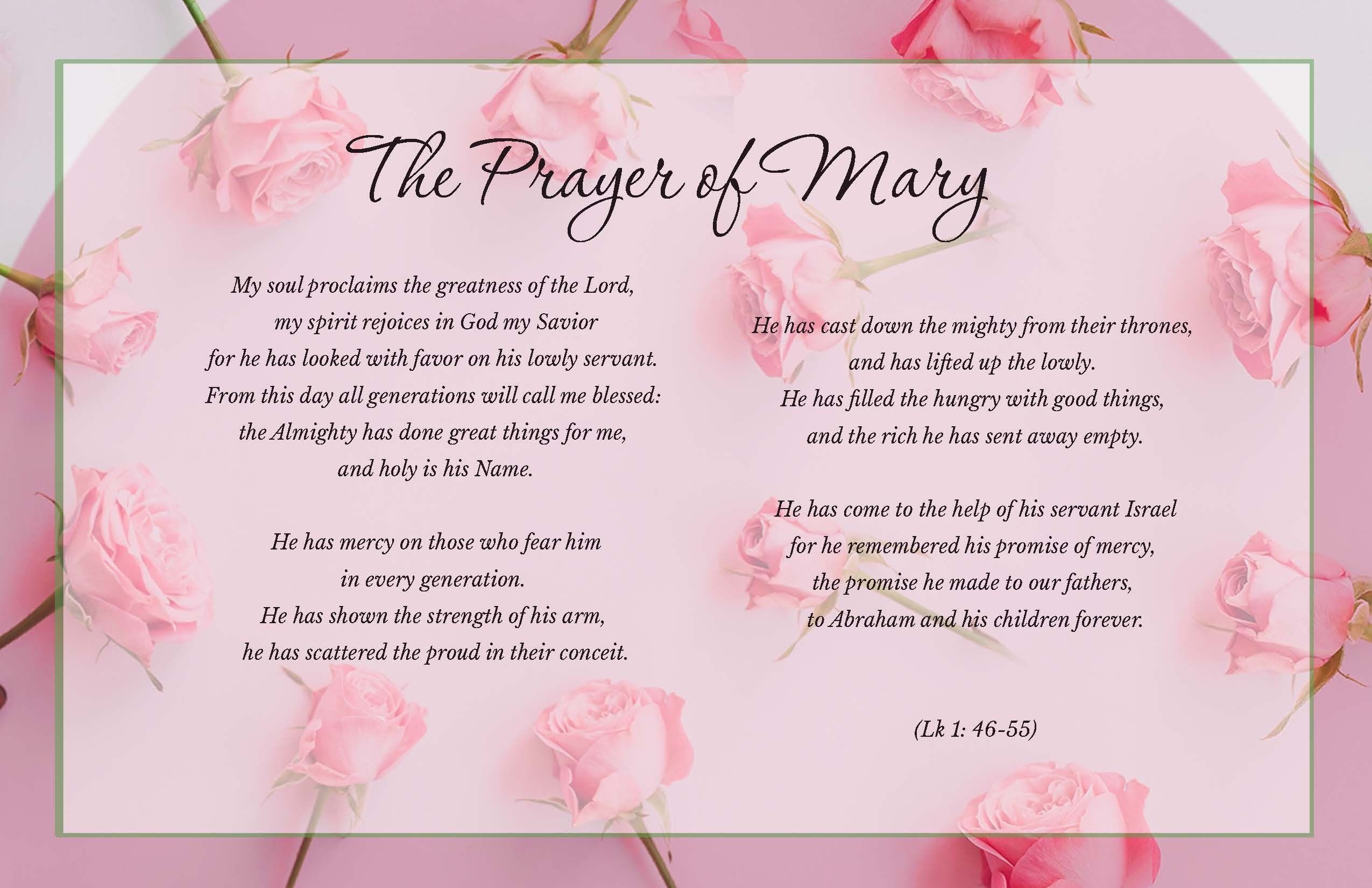 The Magnificat Prayer