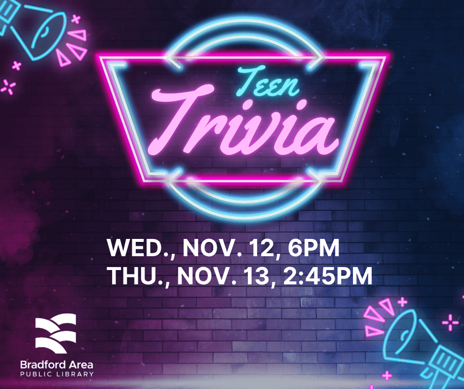 Neon blue and pink sign.