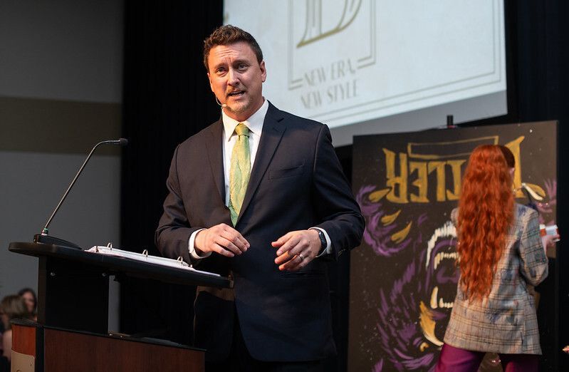 Austin Clift served as emcee
