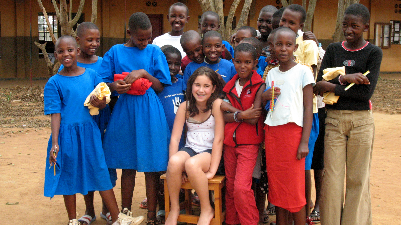 Jessica in Nyamata, Rwanda, 2007.