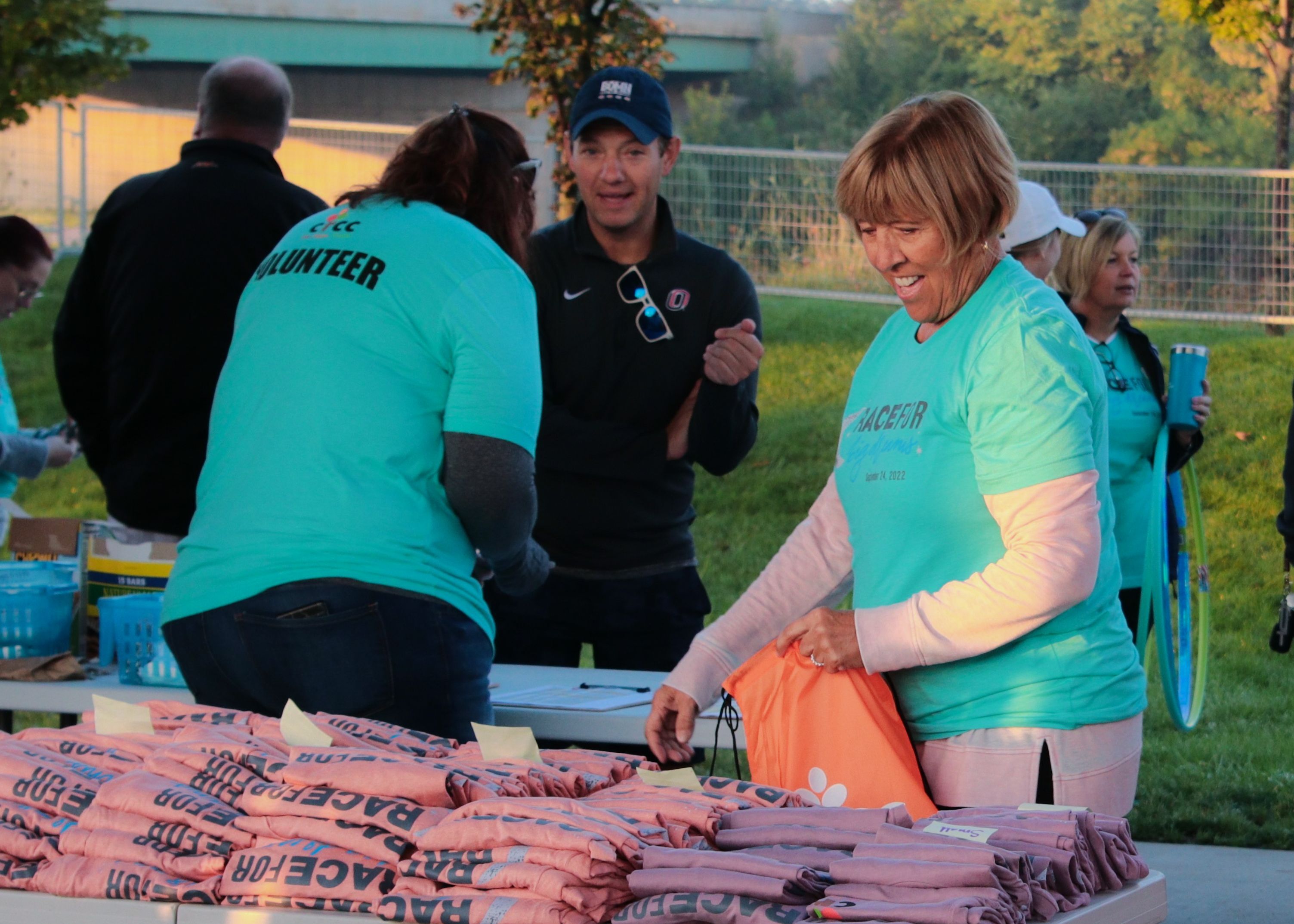 Board members volunteering at our Race for Big Dreams event
