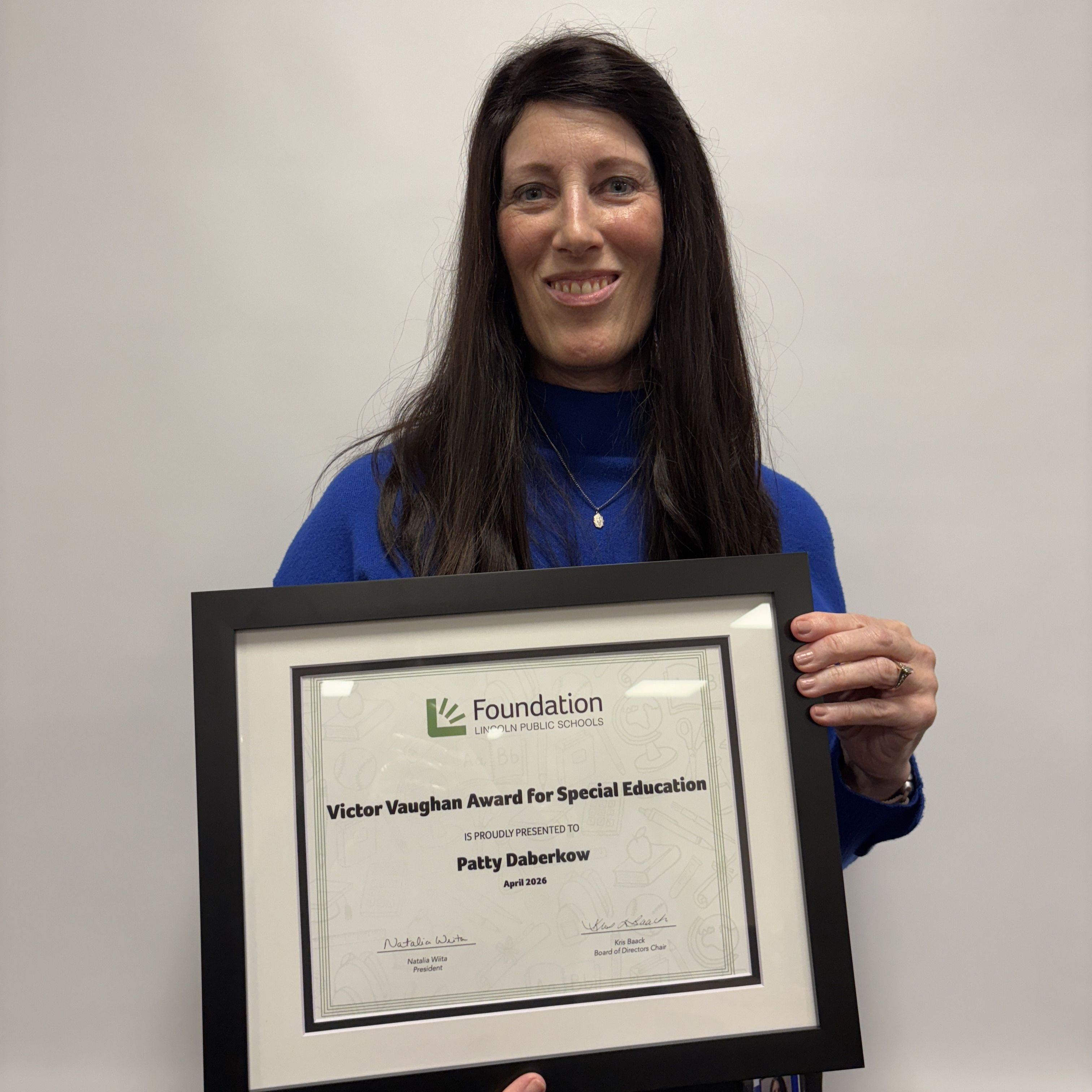 Victor Vaughan Award for Special Education - Early Childhood/Elementary