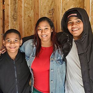 Crystal & Children * Habitat Homeowner
