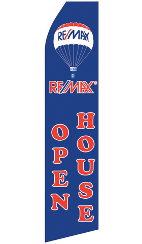 Open House Remax Econo Stock Flag