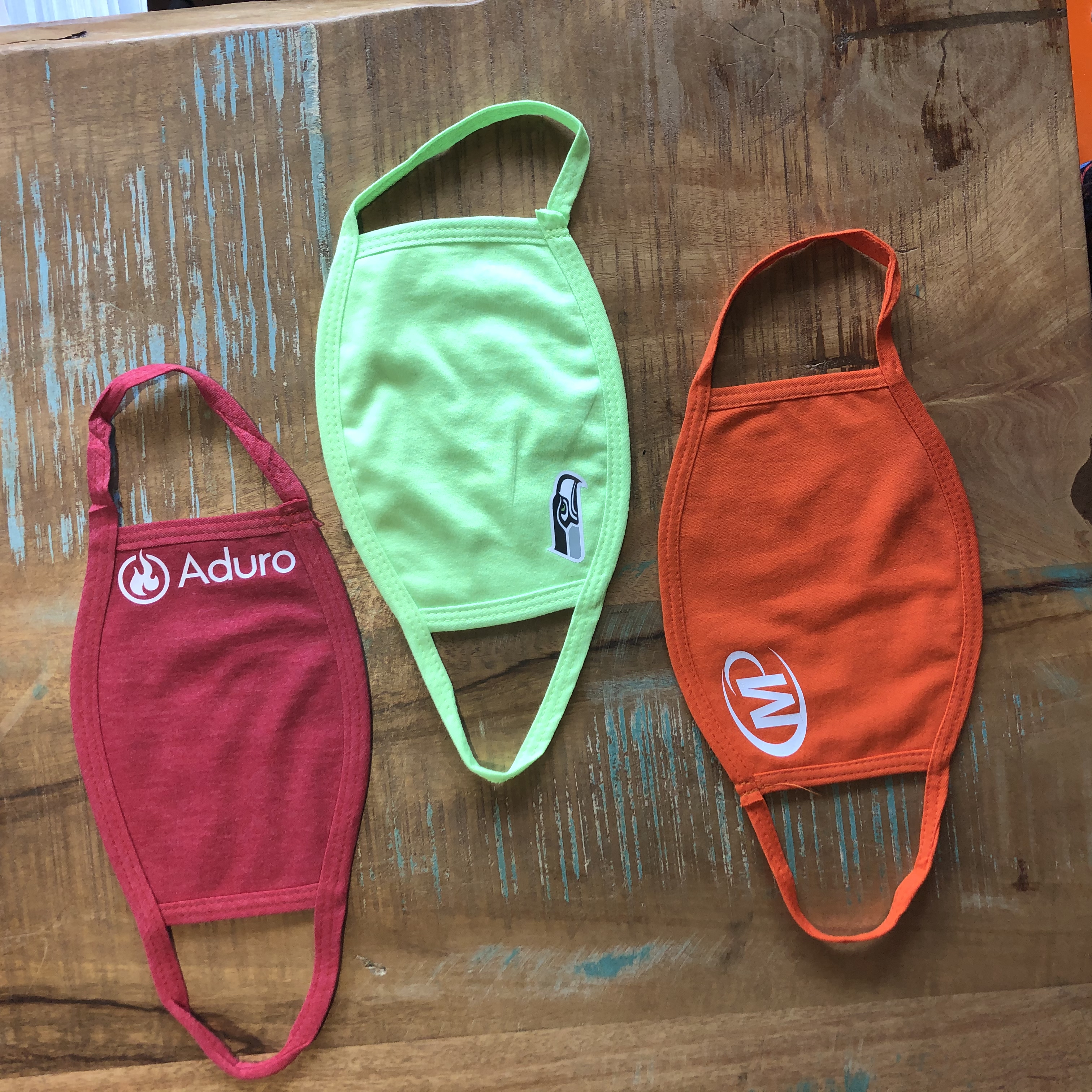 Printed cotton color masks