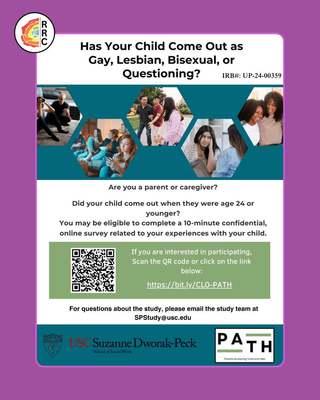 Research Opportunity For Parents Of GLBTQ+ Individuals