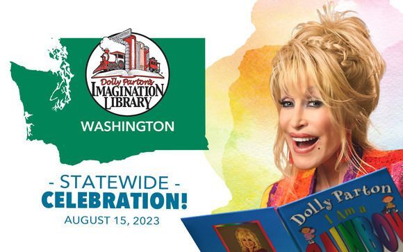 Dolly Parton to Visit Washington for a Statewide Celebration of Imagination Library