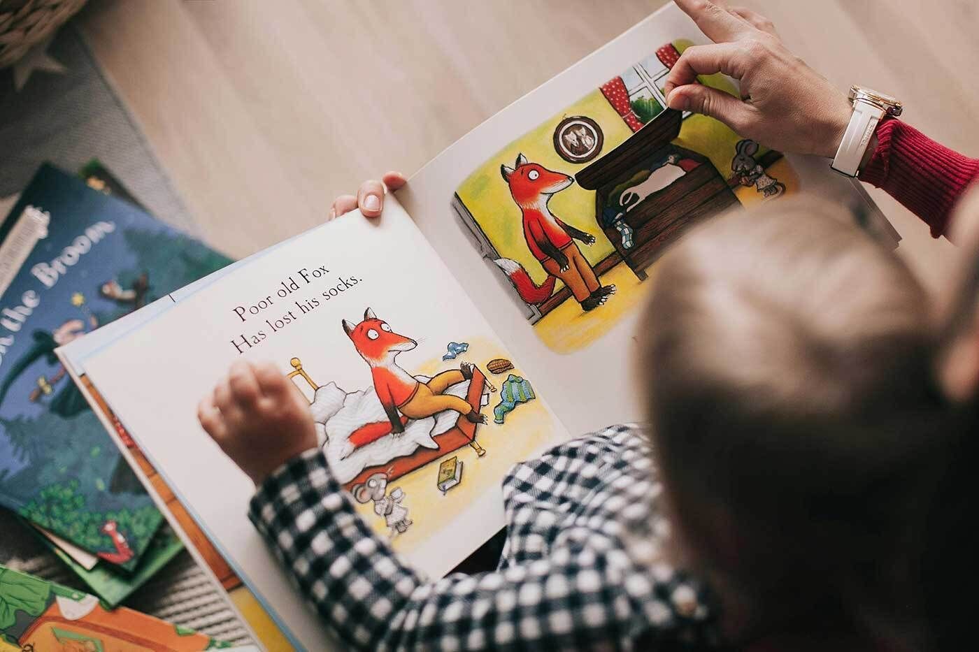 Adult Reading to Child