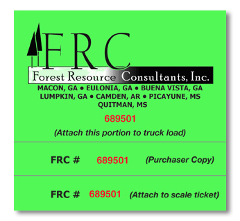 Forest Resource Scale Ticket