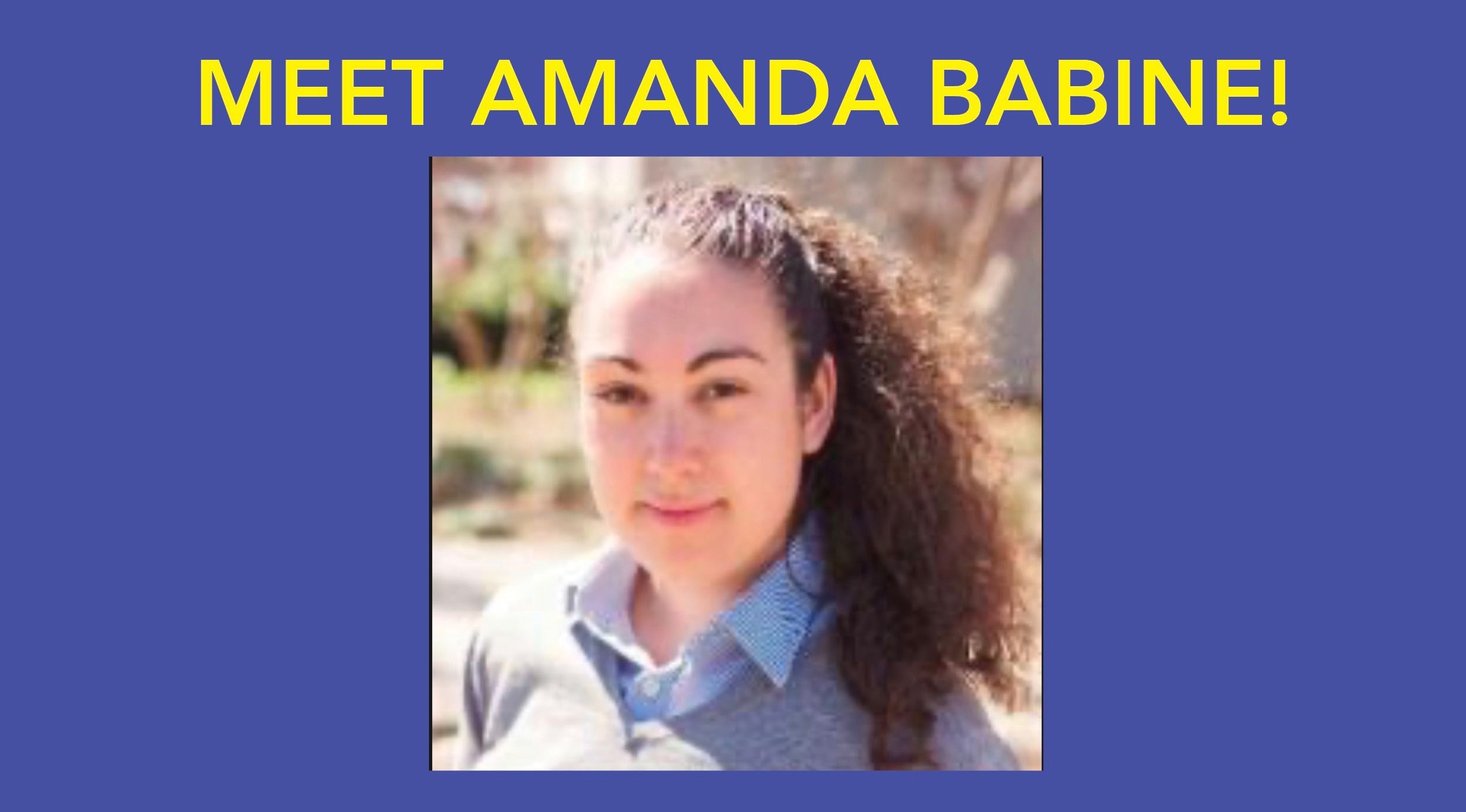Meet Amanda Babine