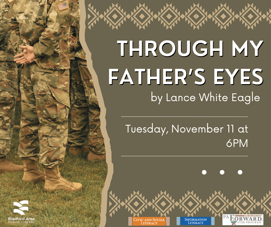 Men standing in army fatigues.